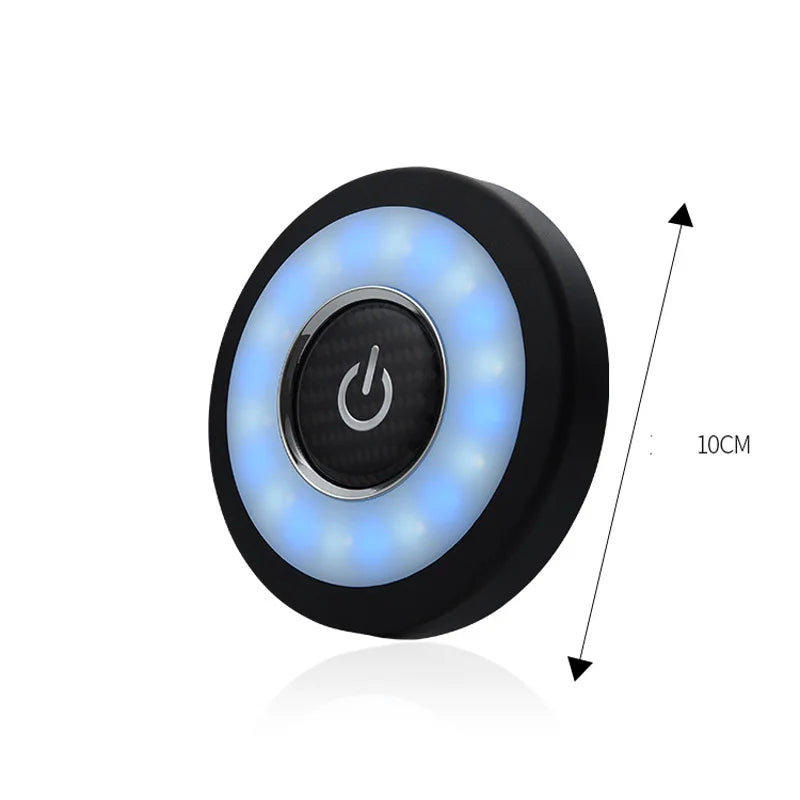 Led toque luz sem fio iluminação interior do carro auto telhado lâmpada de leitura para porta pé tronco caixa armazenamento carregamento usb