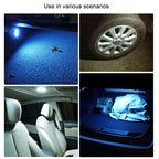 Led toque luz sem fio iluminação interior do carro auto telhado lâmpada de leitura para porta pé tronco caixa armazenamento carregamento usb