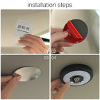 Led toque luz sem fio iluminação interior do carro auto telhado lâmpada de leitura para porta pé tronco caixa armazenamento carregamento usb