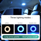 Led toque luz sem fio iluminação interior do carro auto telhado lâmpada de leitura para porta pé tronco caixa armazenamento carregamento usb