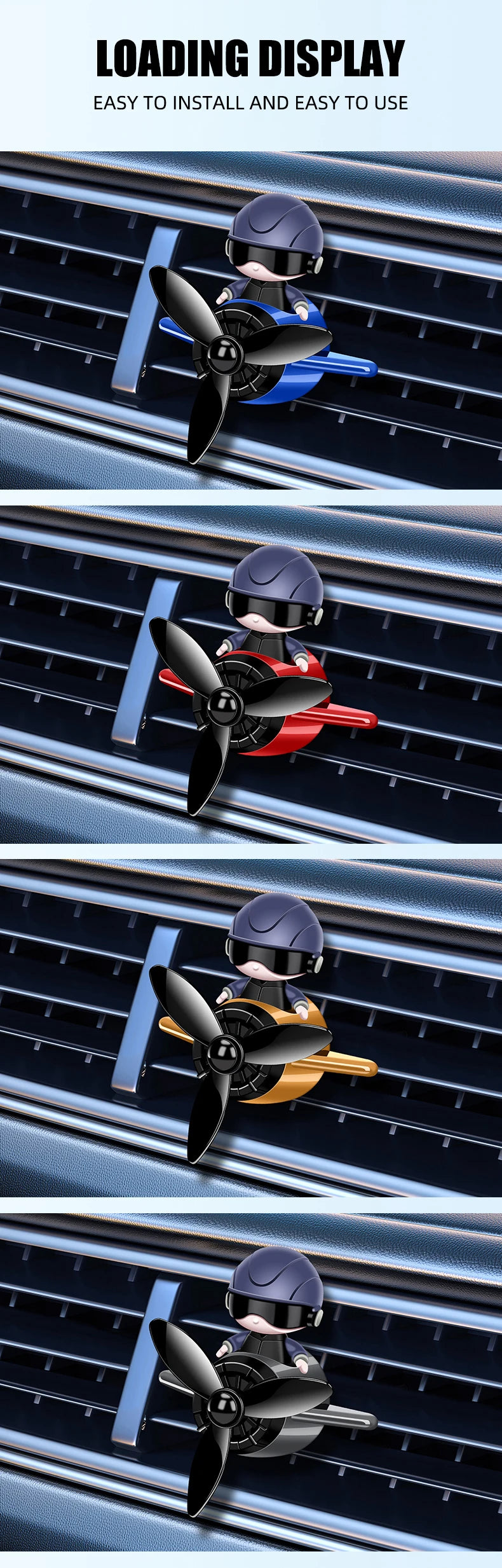 Ambientador de ar do carro perfume difusor piloto solar rotação automática aromaterapia saída ar fragrância auto interior suprimentos