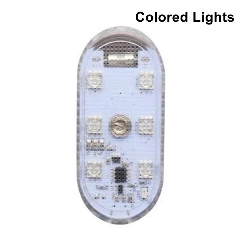 Carro led luzes de toque sem fio luz interior magnética luz da porta automática telhado lâmpada leitura usb recarregável 5v