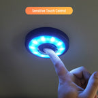 Led toque luz sem fio iluminação interior do carro auto telhado lâmpada de leitura para porta pé tronco caixa armazenamento carregamento usb