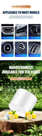 Ambientador de ar do carro perfume difusor piloto solar rotação automática aromaterapia saída ar fragrância auto interior suprimentos