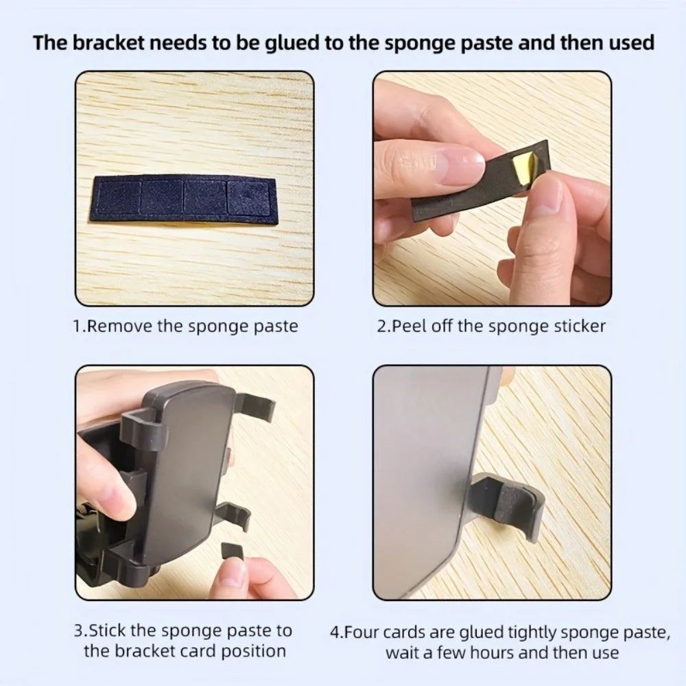 Suporte de telefone universal pour tableau de bord de voiture 360 °     Suporte de voiture para Smartphone giratório, para iPhone,