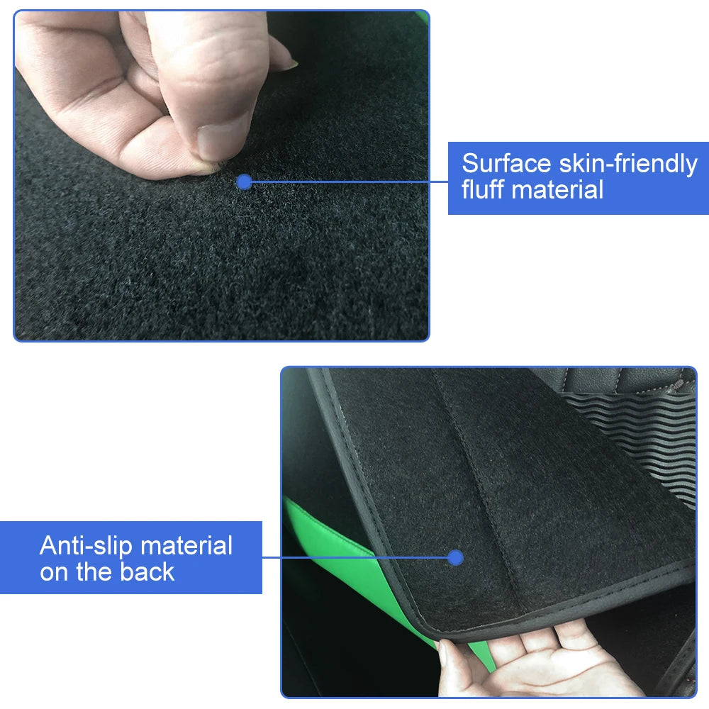4 pçs universal tapetes do carro auto pé almofada protetor à prova dwaterproof água tapetes para carro automotivo interior ccessories
