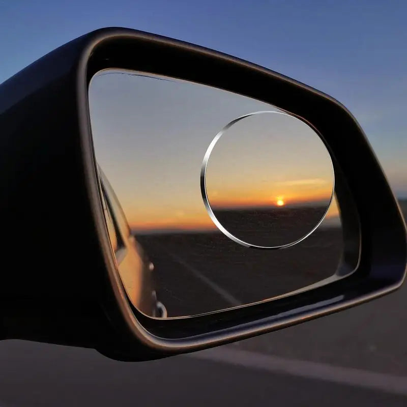 Car Blind Spot Spots Espelhos Convexos, de alta definição Car Rear View Espelhos, Blindspot, Fish Eye Shapes, 2pcs