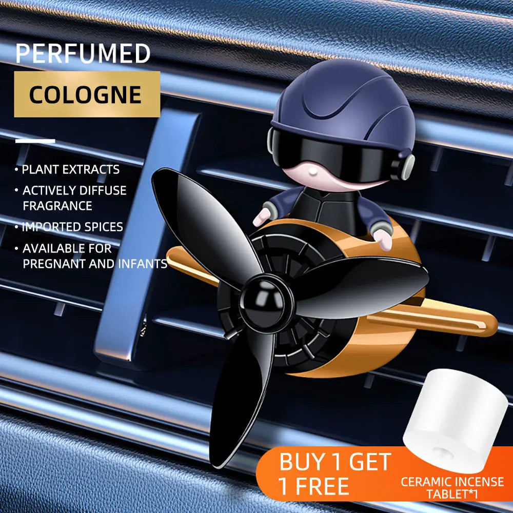 Ambientador de ar do carro perfume difusor piloto solar rotação automática aromaterapia saída ar fragrância auto interior suprimentos