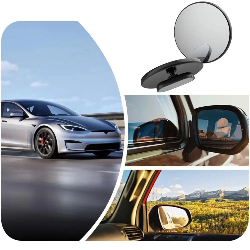 Car Blind Spot Spots Espelhos Convexos, de alta definição Car Rear View Espelhos, Blindspot, Fish Eye Shapes, 2pcs
