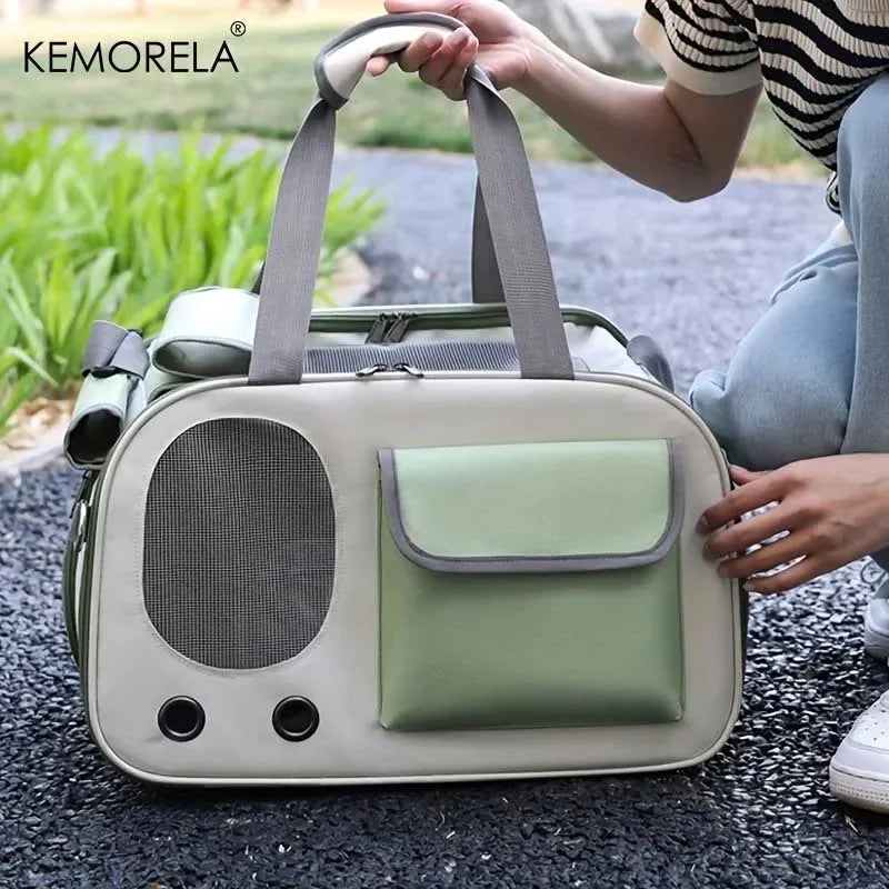 1 pçs portátil pet transportadora saco de gato para gatos e cães ideal para viagens e atividades ao ar livre adequado para gatos e cães pequenos