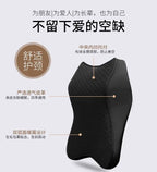 Almofada de assento de encosto de cabeça de carro respirável travesseiro de espuma de memória apoio de cabeça descanso de pescoço para carros travesseiros de viagem encosto de espuma de memória 3d