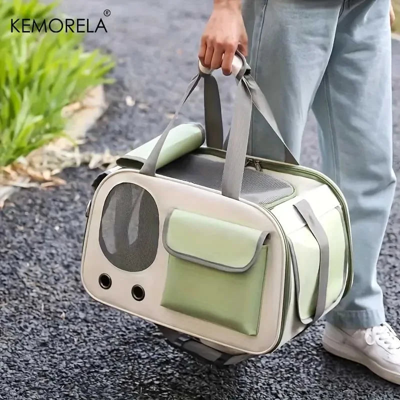 1 pçs portátil pet transportadora saco de gato para gatos e cães ideal para viagens e atividades ao ar livre adequado para gatos e cães pequenos