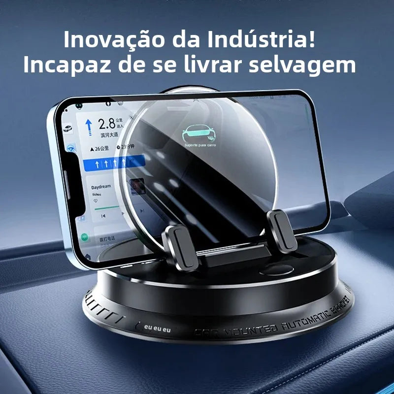 Painel de montagem de suporte de telefone para carro elétrico, 360 °   Suporte giratório do telefone celular do painel, suporte multifuncional do telefone para iPhone