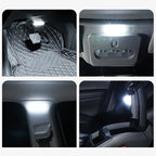 Carro led luzes de toque sem fio luz interior magnética luz da porta automática telhado lâmpada leitura usb recarregável 5v