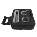 Organizador de copos para banco traseiro de carro, suporte de copo para banco traseiro de carro, fácil de limpar, estável, manter ordenado, versátil para sofá-cama para bebidas, lanches