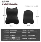 Almofada de assento de encosto de cabeça de carro respirável travesseiro de espuma de memória apoio de cabeça descanso de pescoço para carros travesseiros de viagem encosto de espuma de memória 3d