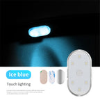 Multi cor luz do carro sem fio led toque luz telhado sensor de leitura lâmpada mini luz carregamento usb acessórios interiores automóveis
