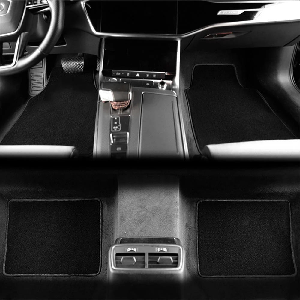 Tapetes de carro universal imagem personalizada 4 peças tapete automotivo acessórios interiores tapetes de carro