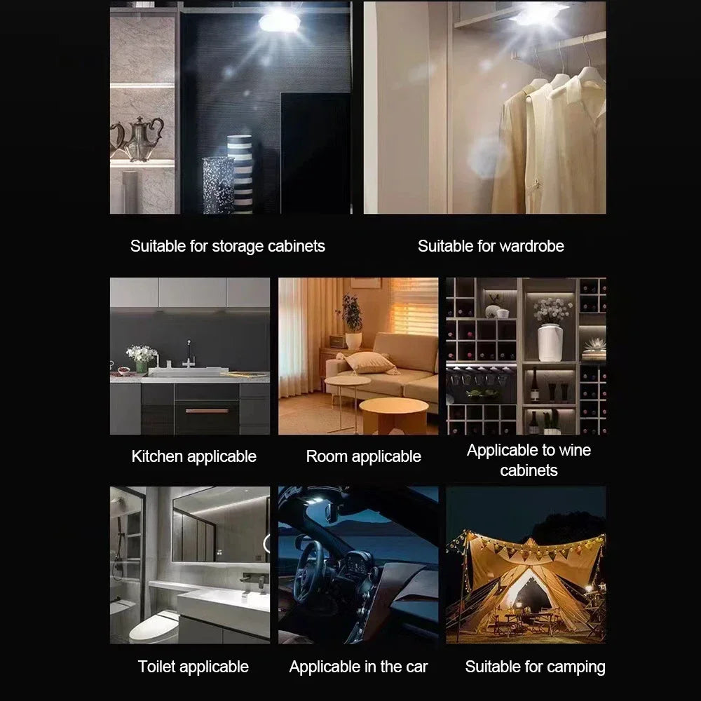 Sensor de toque do carro led luz ambiente interior do carro lâmpada leitura teto sem fio usb recarregável atmosfera luz