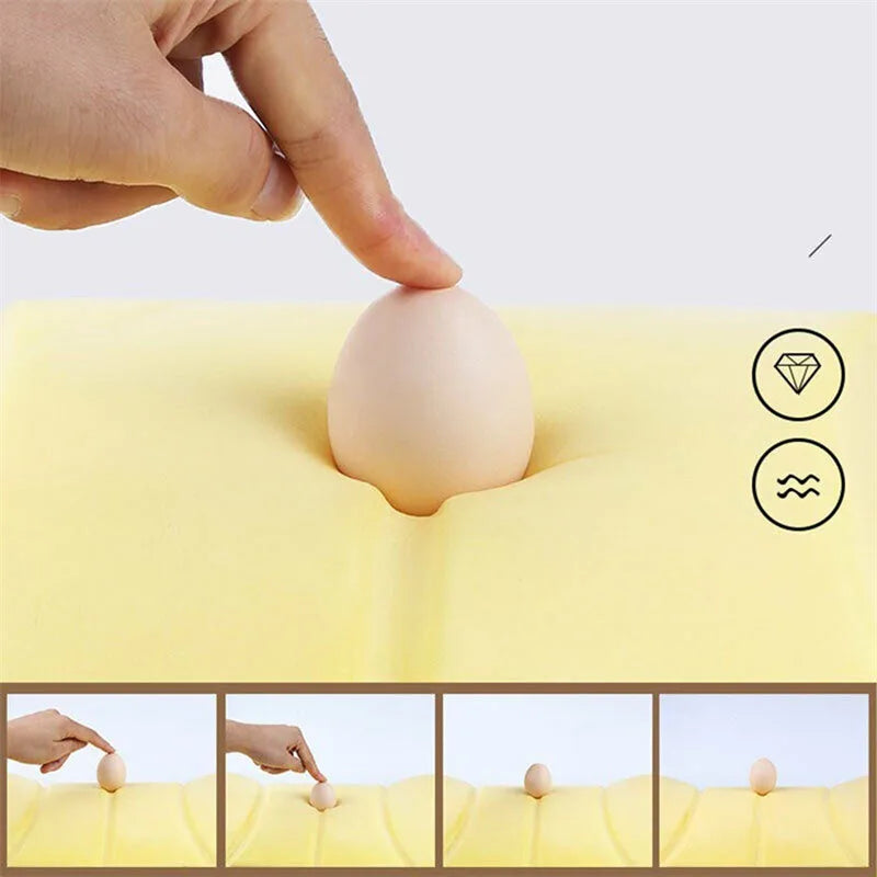 Almofada de assento de encosto de cabeça de carro respirável travesseiro de espuma de memória apoio de cabeça descanso de pescoço para carros travesseiros de viagem encosto de espuma de memória 3d