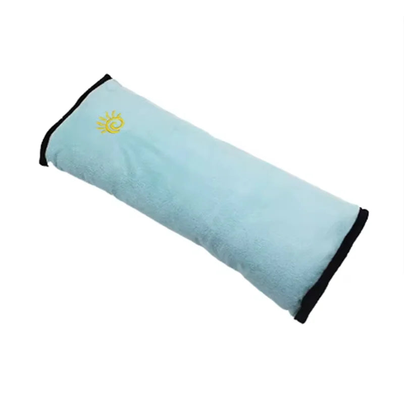 Travesseiro universal para cinto de segurança de carro, para crianças, ajuste de ombro, protetor de cabeça de criança, bebê dormir, posicionador de cinto de segurança, capa de pelúcia