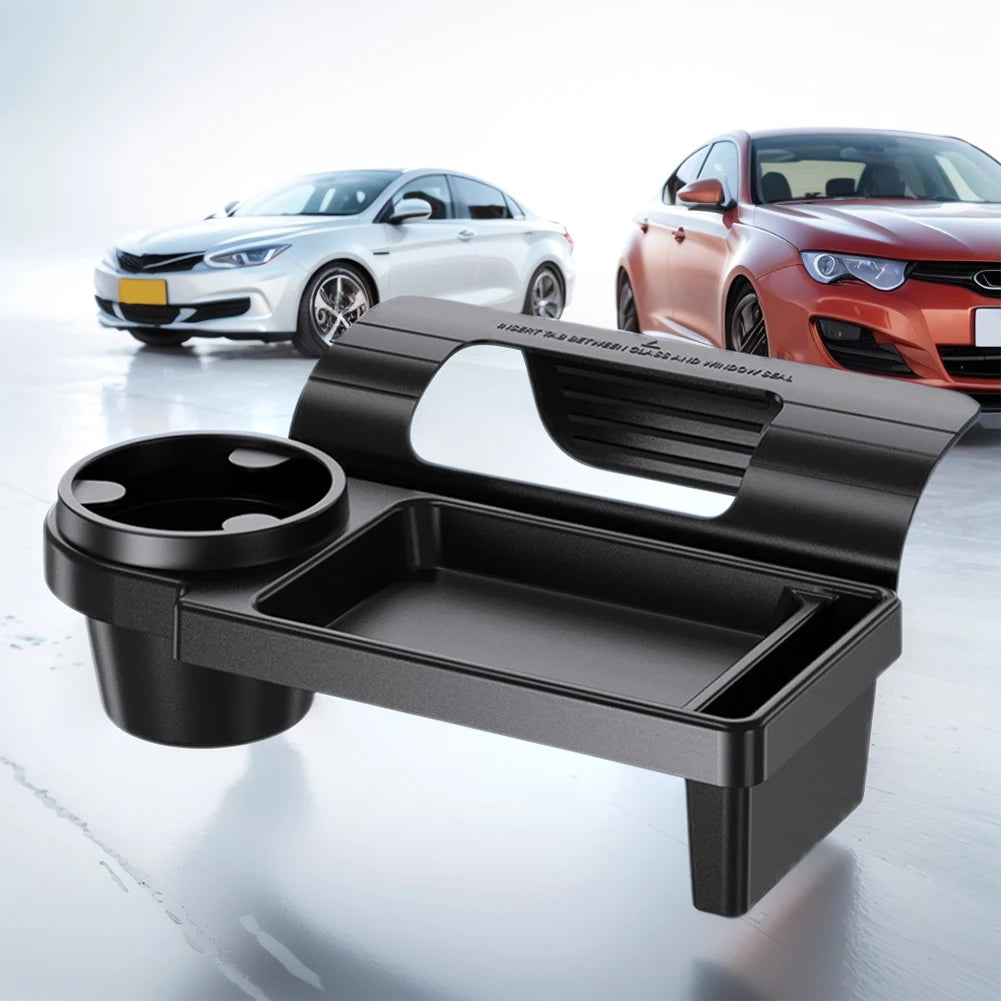 Multi Funcional Carro Organizador Caixa com Cup Drink Holder, Pendurado Armazenamento Rack, Porta Lateral e Janela Bolso, Peças Interior do Carro