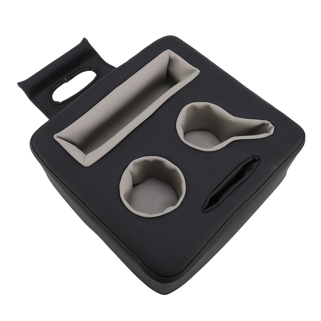 Organizador de copos para banco traseiro de carro, suporte de copo para banco traseiro de carro, fácil de limpar, estável, manter ordenado, versátil para sofá-cama para bebidas, lanches