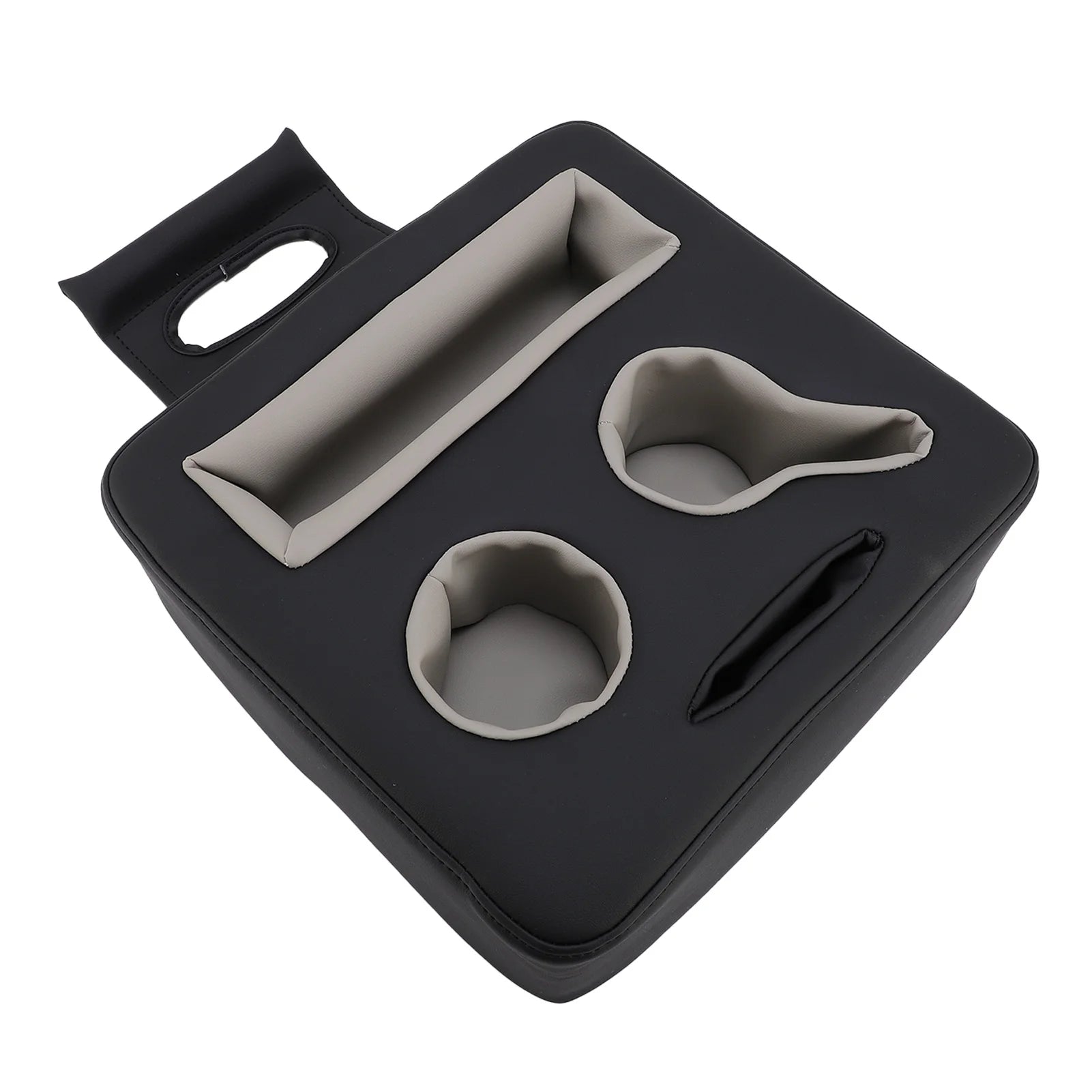 Organizador de copos para banco traseiro de carro, suporte de copo para banco traseiro de carro, fácil de limpar, estável, manter ordenado, versátil para sofá-cama para bebidas, lanches