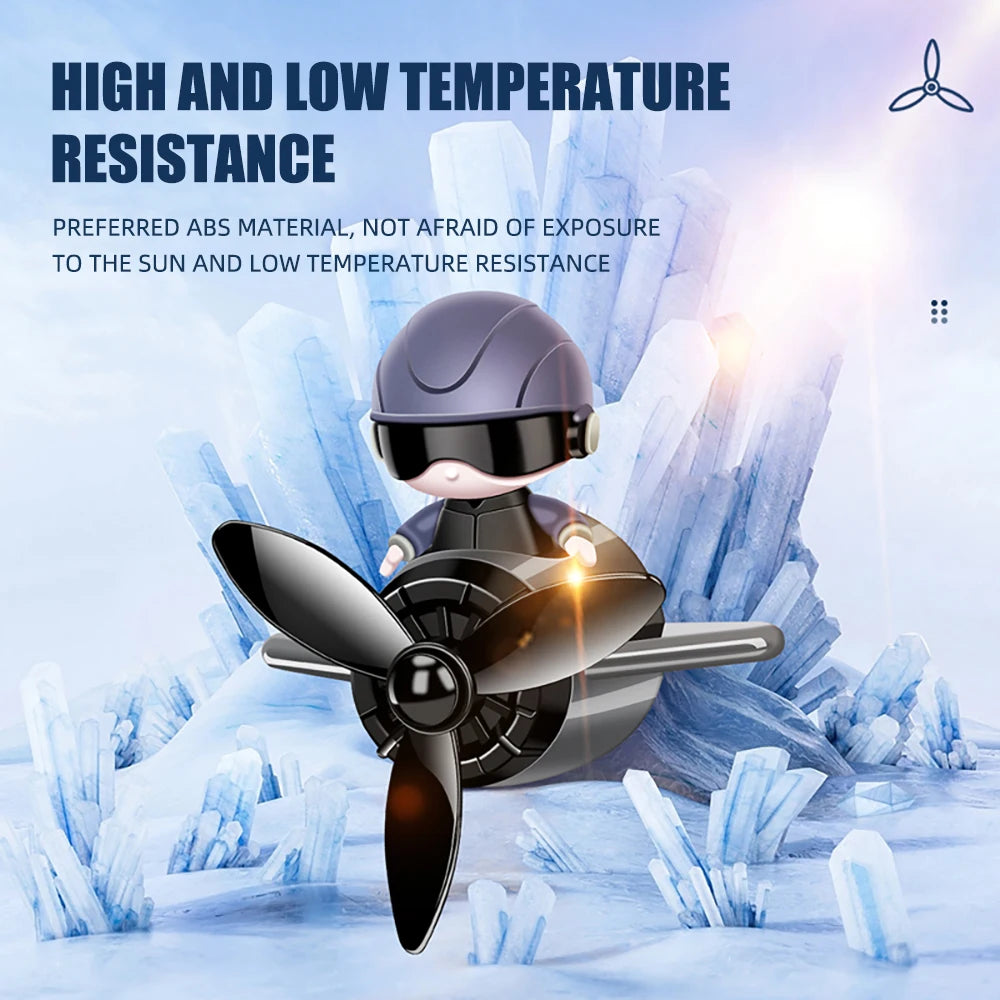 Ambientador de ar do carro perfume difusor piloto solar rotação automática aromaterapia saída ar fragrância auto interior suprimentos