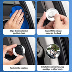 Car Blind Spot Spots Espelhos Convexos, de alta definição Car Rear View Espelhos, Blindspot, Fish Eye Shapes, 2pcs