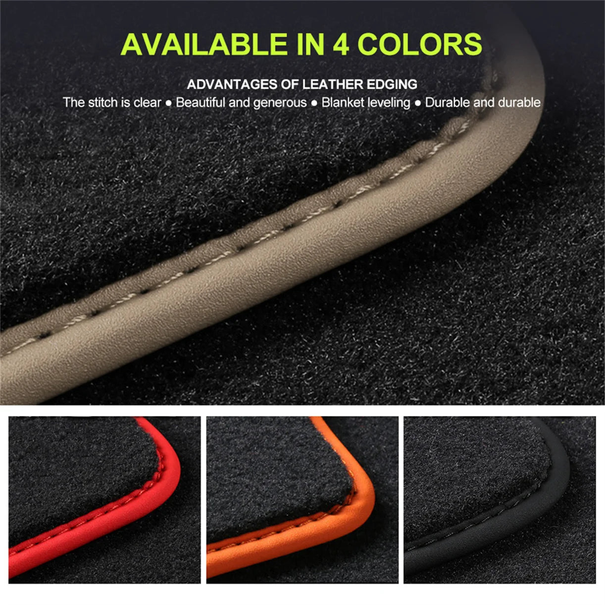 Tapetes de carro universal imagem personalizada 4 peças tapete automotivo acessórios interiores tapetes de carro