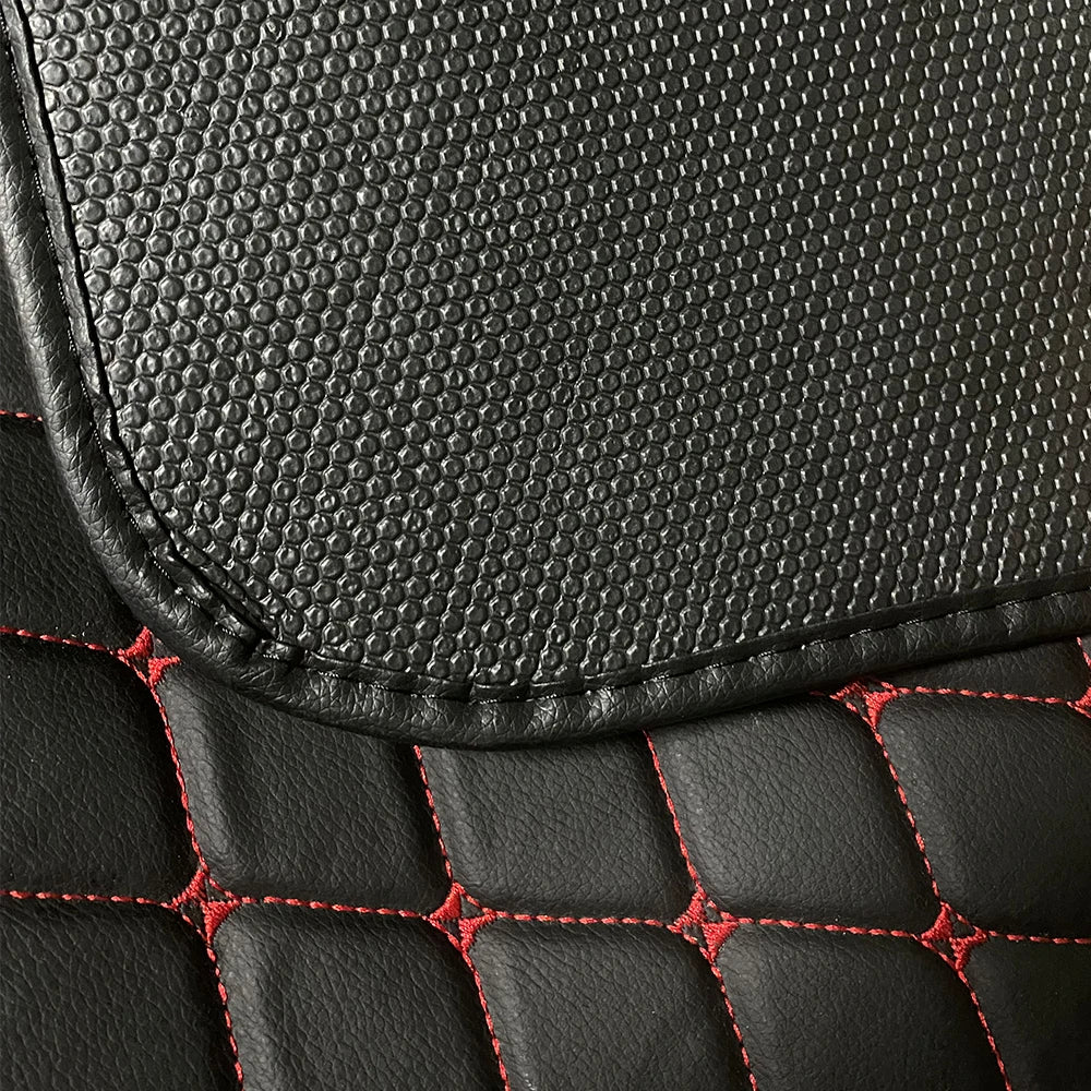 4 pçs conjunto de tapete de luxo para movimentação da mão esquerda universal tapete de carro almofada de proteção couro do plutônio para resistente ao desgaste antiderrapante