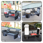 Multi Funcional Carro Organizador Caixa com Cup Drink Holder, Pendurado Armazenamento Rack, Porta Lateral e Janela Bolso, Peças Interior do Carro