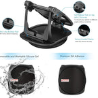 Suporte para celular para carro, atualizado 360 °   Suporte giratório para telefone para painel, telefone amigável com visualização horizontal e vertical