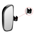 Espelho retrovisor auxiliar para ponto cego de carro, espelho convexo, ângulo amplo, ajustável para segurança do carro, estacionamento, reverso