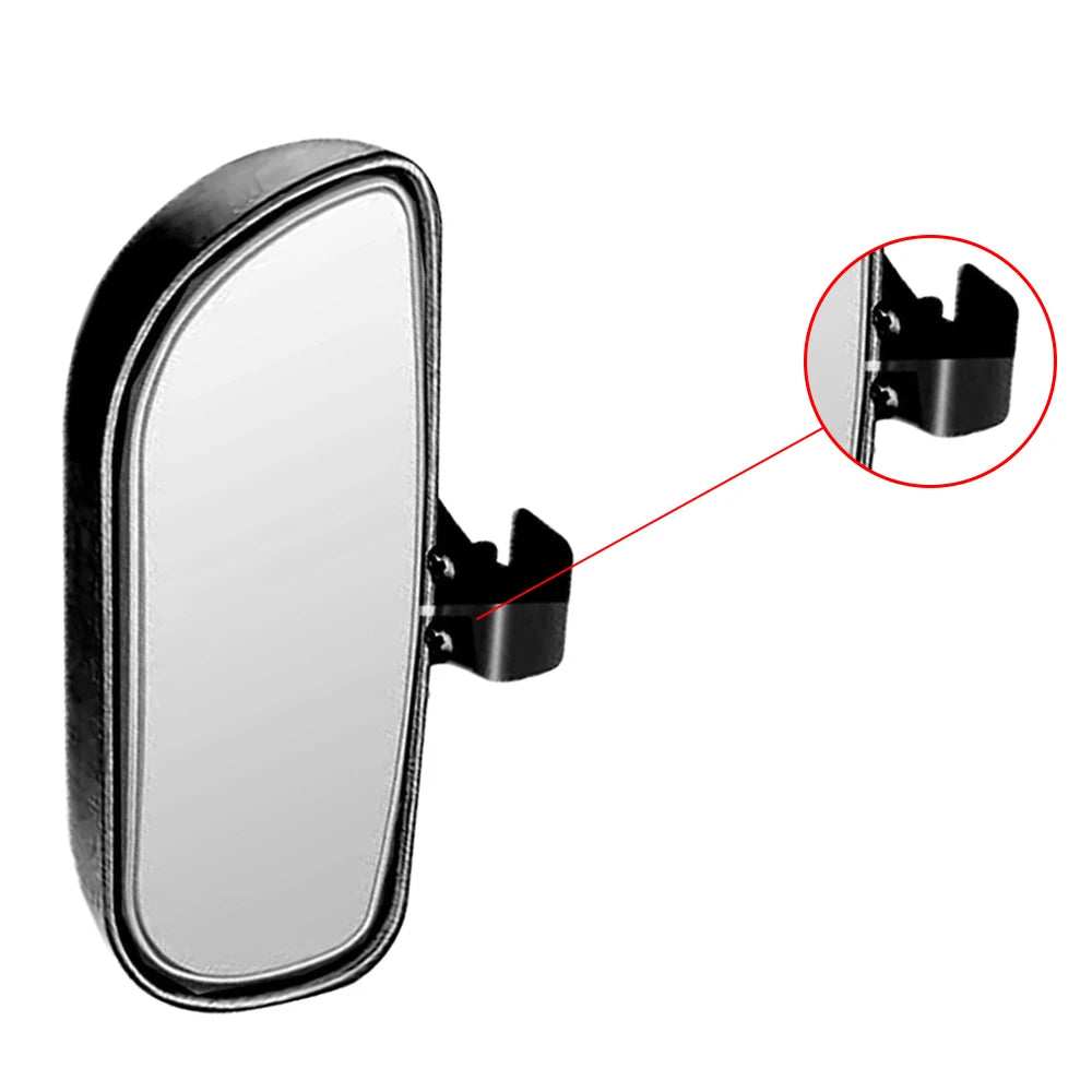 Espelho retrovisor auxiliar para ponto cego de carro, espelho convexo, ângulo amplo, ajustável para segurança do carro, estacionamento, reverso