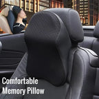 Almofada de assento de encosto de cabeça de carro respirável travesseiro de espuma de memória apoio de cabeça descanso de pescoço para carros travesseiros de viagem encosto de espuma de memória 3d