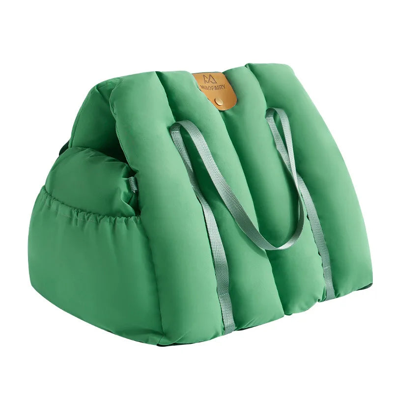 2 em 1 viagem para animais de estimação com assento de carro para cachorro segurança de carro para filhote de cachorro gato-bolsas de viagem portáteis para gatos, portadores e bolsas duráveis para gatos