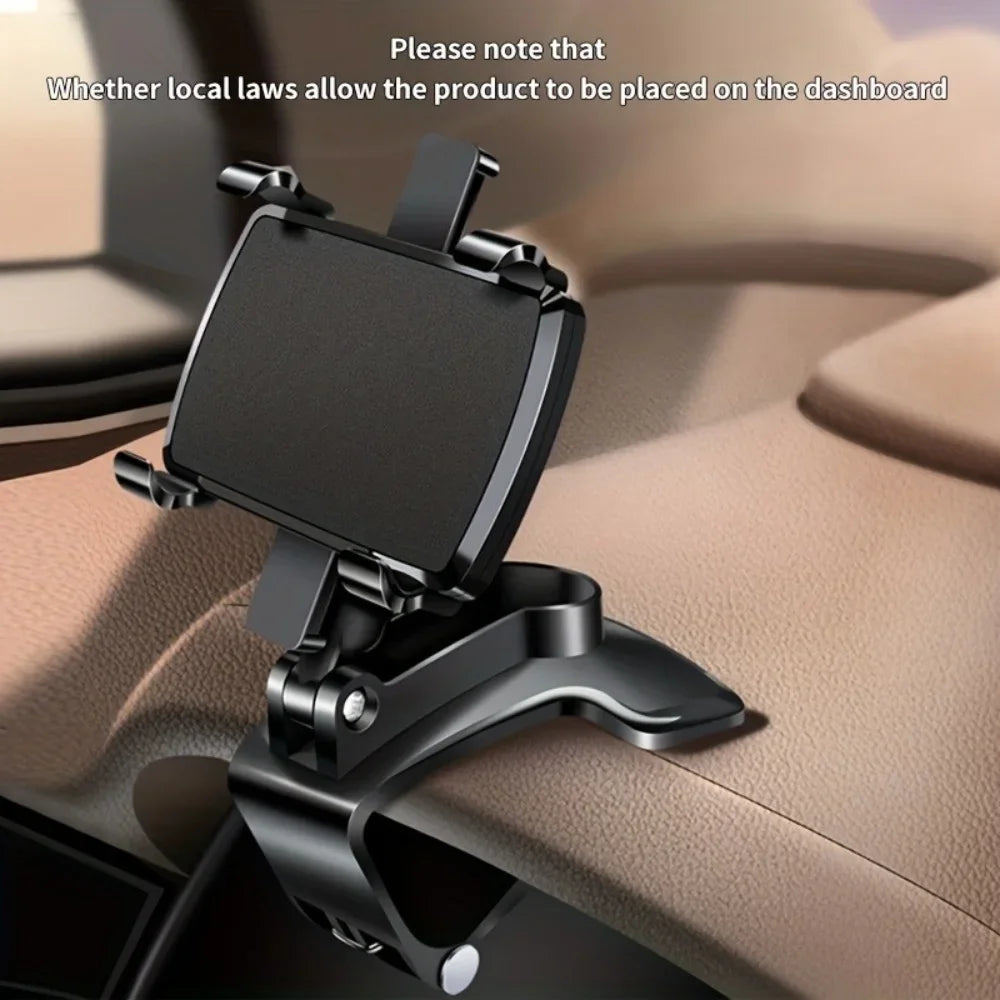 Suporte de telefone universal pour tableau de bord de voiture 360 °     Suporte de voiture para Smartphone giratório, para iPhone,