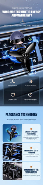 Ambientador de ar do carro perfume difusor piloto solar rotação automática aromaterapia saída ar fragrância auto interior suprimentos