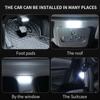 Carro led luzes de toque sem fio luz interior magnética luz da porta automática telhado lâmpada leitura usb recarregável 5v