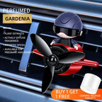 Ambientador de ar do carro perfume difusor piloto solar rotação automática aromaterapia saída ar fragrância auto interior suprimentos