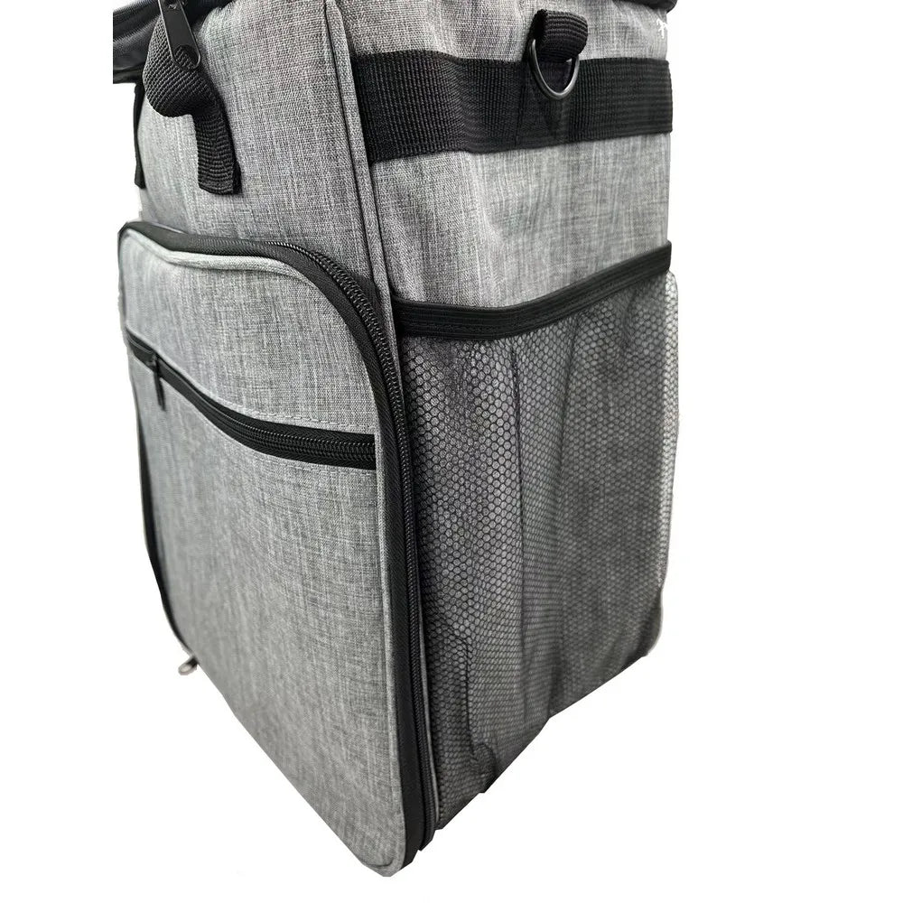 Saco de viagem para animais de estimação organizador mochila companhia aérea aprovado fim de semana tote bolsos de ombro viagem ao ar livre saco de armazenamento esteira