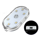Carro led luz de toque sem fio interior do carro luz leitura teto usb recarregável carro mini alto brilho pequena luz da noite