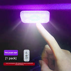 LED toque luz mini carro sem fio iluminação interior, teto teto leitura luz, pasta estável USB carregamento carro ferramentas