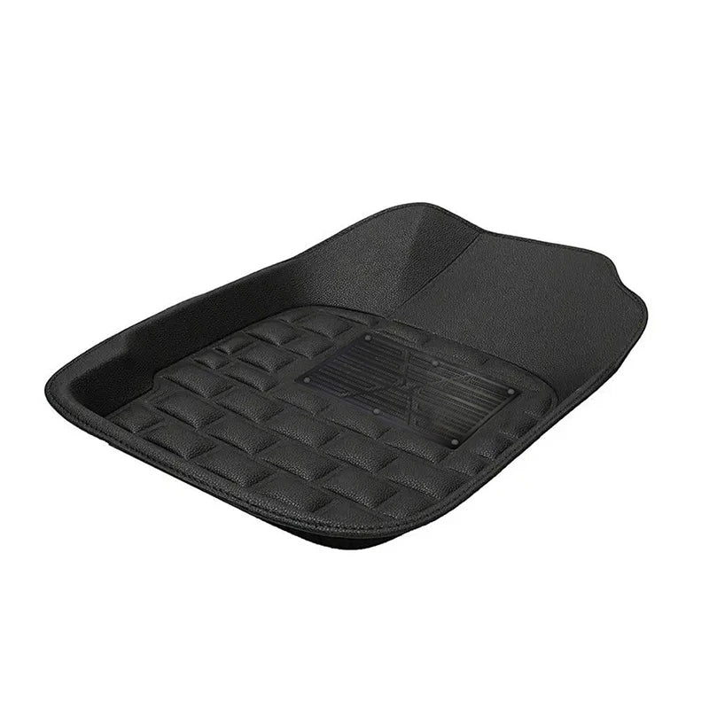 4 pçs universal preto auto tapetes pé carpetes estilo do carro para espanador premium conjunto completo tapete acessórios do carro