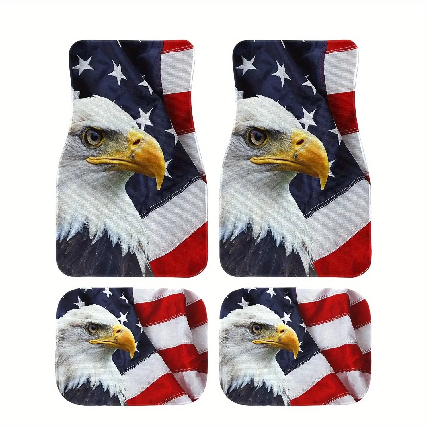 4 pçs tapetes do carro padrão boêmio europeu étnico auto tapete de borracha universal acessórios interiores para assentos dianteiros e traseiros