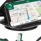 Suporte para celular para carro, atualizado 360 °   Suporte giratório para telefone para painel, telefone amigável com visualização horizontal e vertical