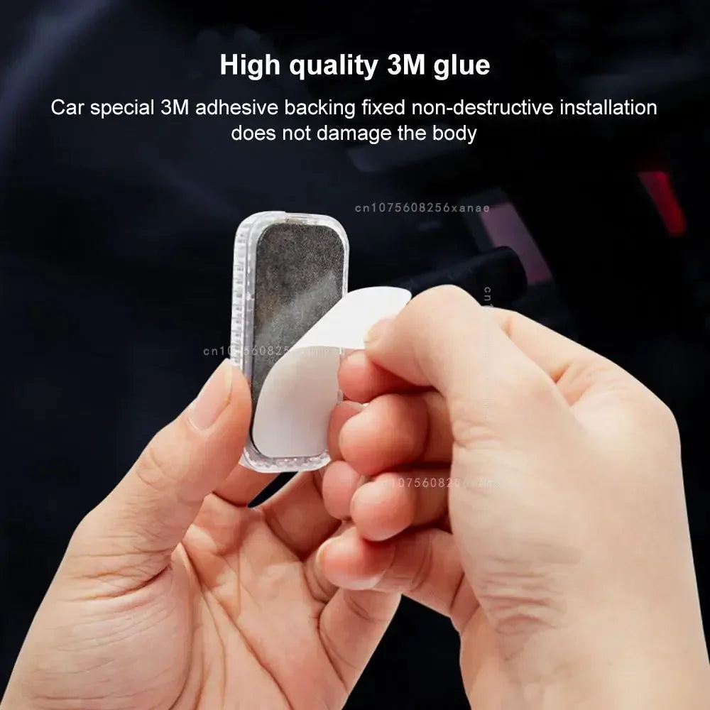 Sensor de toque do carro led luz ambiente interior do carro lâmpada leitura teto sem fio usb recarregável atmosfera luz