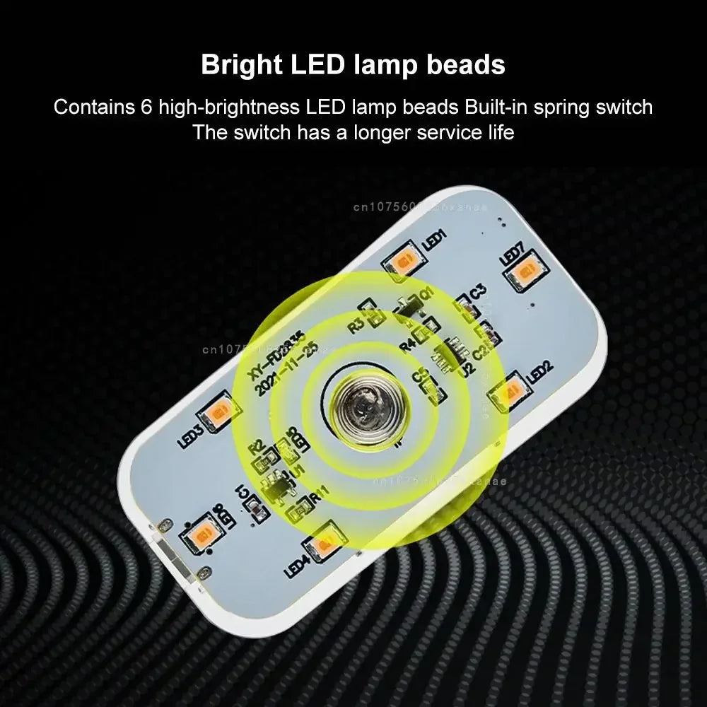 Sensor de toque do carro led luz ambiente interior do carro lâmpada leitura teto sem fio usb recarregável atmosfera luz